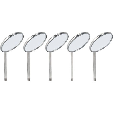 10 miroirs dentaires en acier inoxydable Type 5 pour examen buccal et soins dentaires (1/5)