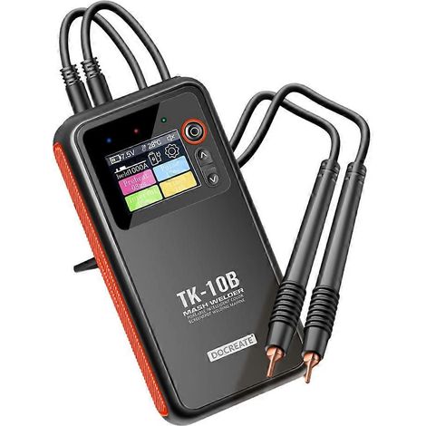 Soudeuse par points portable professionnelle TK-10Bcompacteà affichage numériquehaute puissance1200 Aréglablenoire (1/5)
