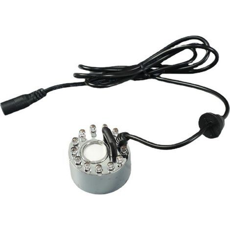 Brumisateur ultrasonique pour fontaine et bassin, 12 LED (1/5)