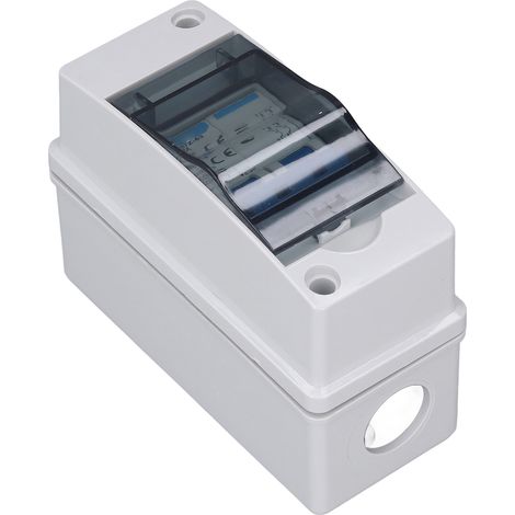 DC 6A 1000V Leitungsschutzschalter, Miniatur-Leitungsschutzschalter mit wasserdichtem Verteilerkasten IP65 für Photovoltaik-Solarmodule (1/5)