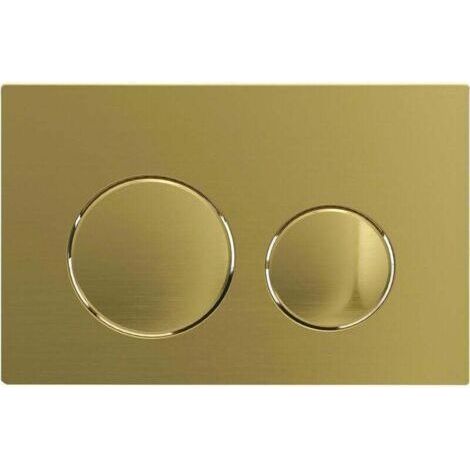 Per placca di comando a doppio scarico Geberit Sigma20: oro (1/4)