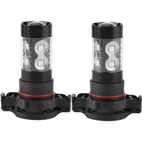 Domary Lot de 2 Ampoules Phare LED H16 5202 8 000 K Bleu Glacier (1/5)