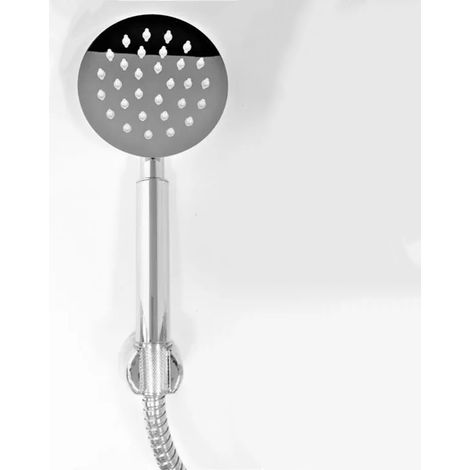 Soffione per Doccia Braccio Doccetta a Mano Getto Pioggia Massaggio Bagno 01947 (1/5)