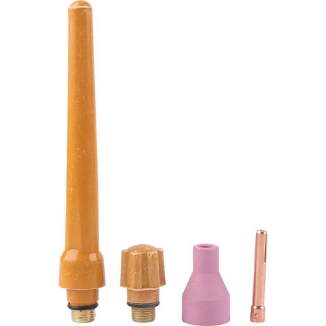 20pcs QQ150 Torche TIG Consommables Buse Céramique Pinces Longue & Courte Capuchon Arrière 2.0mm (1/5)