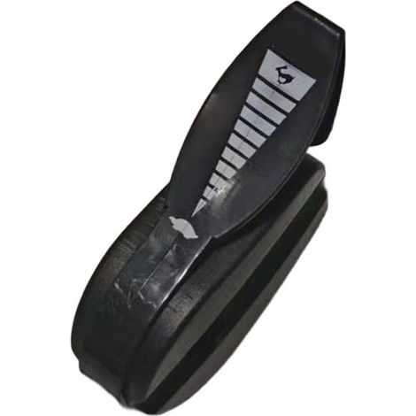 Interrupteur d'accélérateur pour tondeuse à gazon - Kit de remplacement avec câble de 130 cm - Rouge/noir (interrupteur noir) (1/5)