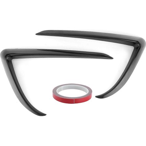 Cache-phares antibrouillard avant, accessoires automobiles compatibles avec Tesla Model 3, noir (1/4)