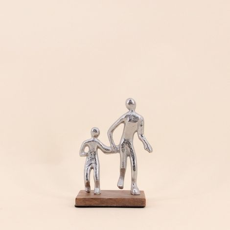 Objet déco silhouette famille 15cm (1/4)