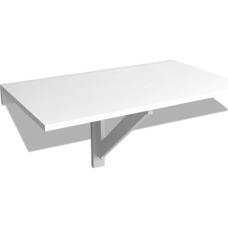 INLIFE Bureau avec tiroir et placard 100x40x73 cm Blanc (1/5)