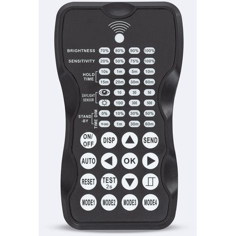 Mando Control Remoto RC-100 para Campana LED UFO Smart HBD Negro