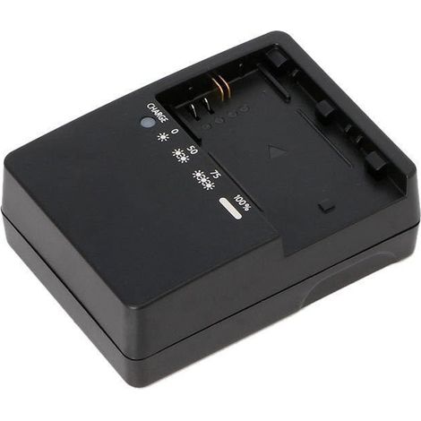 Battery Charger pour Canon Chargeur Charger LC-E6E LCE6 pour LP-E6 LPE6 Battery noir