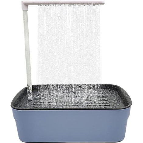 Automatische Papageienbadewanne mit Dusche, Vogelbad, große elektrische USB-Badewanne, Duschbrunnen für Papageien (1/5)
