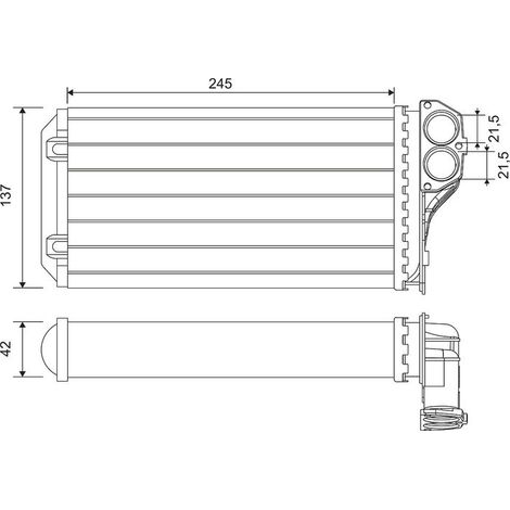Système de chauffage VALEO 812322 PEUGEOT 6448-K0 6448K0