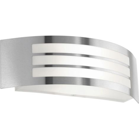 applique led da esterno eglo "leiros" grigio 25w (1/2)