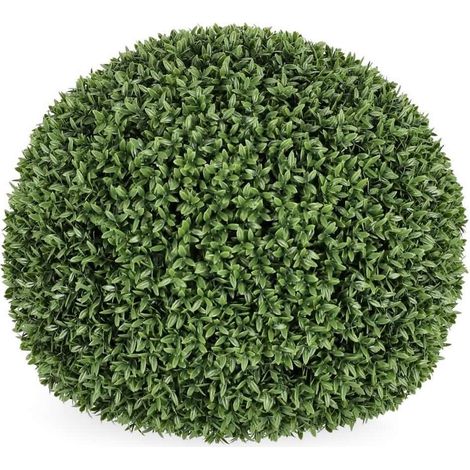 Bosso sintetico "Aptenia" verde, resistente ai raggi solari, realistico -Ø33 cm