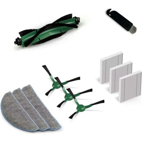 Repuestos para aspiradora robot: filtro HEPA, cepillo lateral, paño de limpieza para Combo Essential Y0112 (1/4)