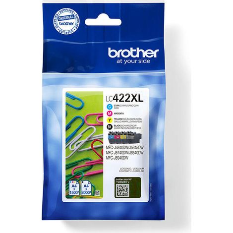 Tinta Brother LC422XL HY VAL BP - MÍNIMO 4 PIEZAS, LC422XLVALDR (1/4)