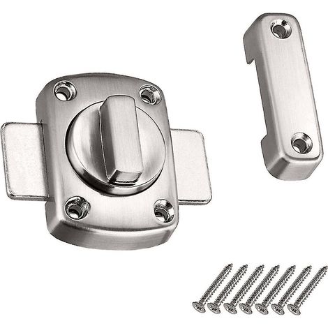 Verrou de porte épais à barillet avec loquet rotatif (1/5)