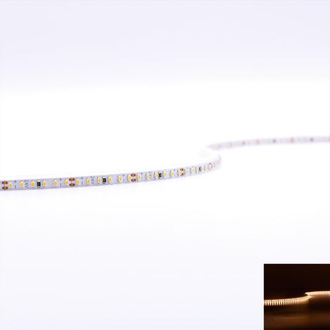 Strip 24V CRI90 LED Streifen 5M 7,2W/m 240LED/m 4mm - Lichtfarbe: Warmweiß 3000K - Schutzart: IP20 (1/5)