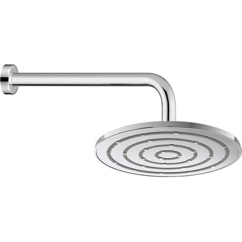 Set Soffione doccia Ø 20 cm e braccio di 35 cm in finitura cromo anticalcare Hidra (1/4)