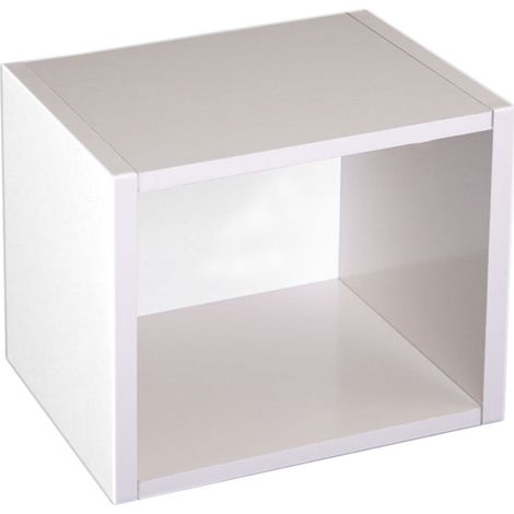 Étagère cube M73, combinable, 34x29x40cm blanc