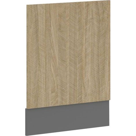 Frontblende für integrierten Geschirrspüler 60 cm Küche SCANDI Fischgrät Optik (1/5)