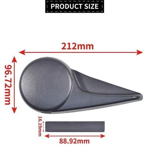maniglia di regolazione dell'altezza del sedile, anteriore sinistra, Mercedes Classe A W168 1997–2004, ricambio originale A1689100100 7D88 (1/4)