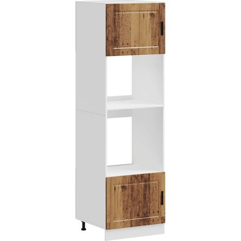 Maison Exclusive - Armarios para horno 2 uds Porto madera vieja m