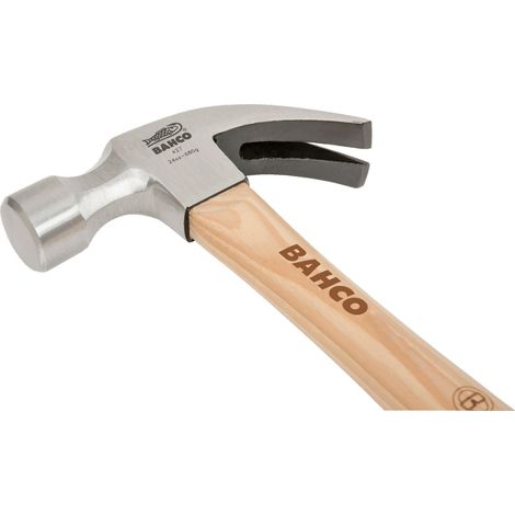 Marteau à panne fendue avec manche en bois 427-8