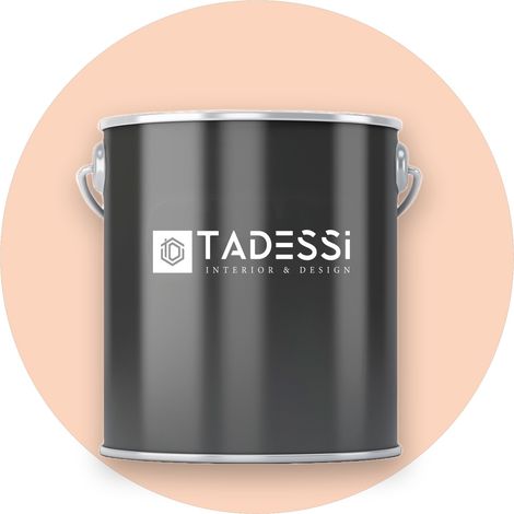 TADESSI Wall Select Wandfarbe Rosa - Blütenrosa - abwaschbare Innenfarbe matt - Dispersionsfarbe - Geruchsarm und Lösemittelfrei