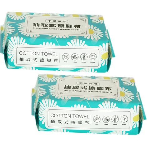 Lingettes jetables pour les pieds paquet spa douces et ultra-absorbantes une utilisation sur secs ou (1/5)