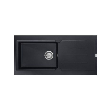 Einlegespüle OMEGA 1 XL Becken - Farbe - Schwarz (1/2)