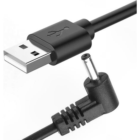 Adaptateur de câble d'alimentation CC femelle 3,5 x 1,35 mm vers USB 2.0 A mâle (1/5)