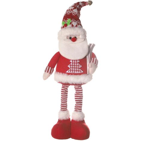 Ausziehbare Weihnachtsfiguren, festliche Heimdekoration, Weihnachtsmann, Schneemann, Rentier, Ausstellungsstück, Heimschmuck-Accessoire (1/5)