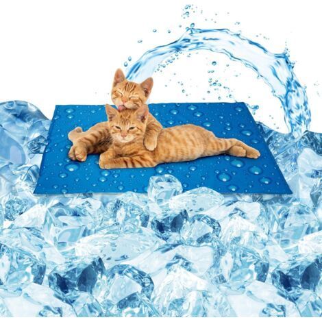 Tapis Rafraichissant Chien, Tapis de Refroidissement, Automatique pour Animaux de Compagnie,Tapis Fraicheur Chien Chat, Tapis Refroidissant Gel Non Toxique, Pliable, 90 50cm (L) (1/5)