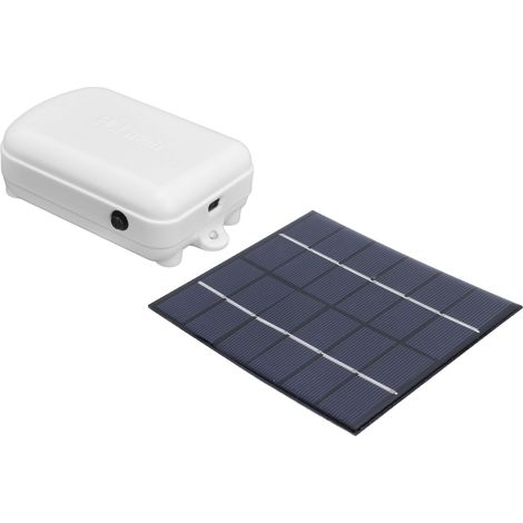 2W 6V wiederaufladbare Solar-Sauerstoffpumpe für Aquarium, Teich, Angeln im Freien – Tragbarer Belüfter mit eingebautem Akku (1/5)