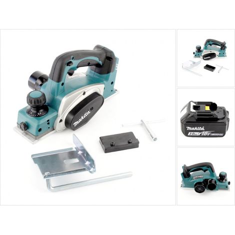 Makita BKP 180 Pialla a batterie 18V + 1x Batteria Makita BL1830 B 3 Ah - senza caricatore, senza valigetta (1/5)