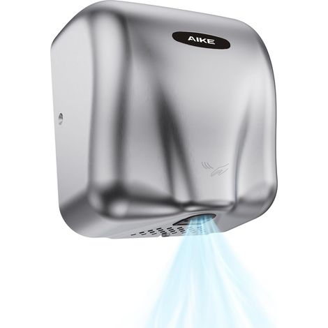 Sèche-mains Avec Filtre HEPA, Commercial Grande Vitesse, Air Chaud Auto, Boîtier Acier Inox AC220V-240V, AK2801BH (1/5)