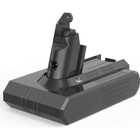 Pdstation – Batterie Li-ion 21.6V 6400mAh pour aspirateur Dyson V6 DC58 DC59 DC61 DC62 DC72 DC74 SV03 SV05 SV06 SV07 SV09 – Charge rapide 3h