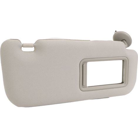 Beige Sonnenblende mit Kosmetikspiegel, passend für Toyota Corolla Modelle der Baujahre 2007-2013.
