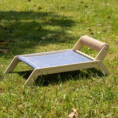 Lit pour chat, lit de plage d'été, nid pour chat, cadre d'escalade pour chat, chaise longue universelle toutes saisons