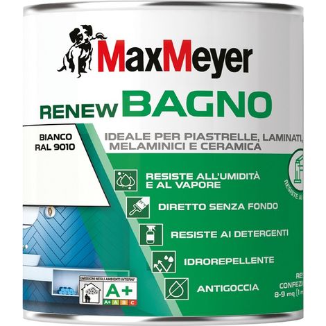 Smalto diretto satinato per termosifoni MaxMeyer bianco 500 ml