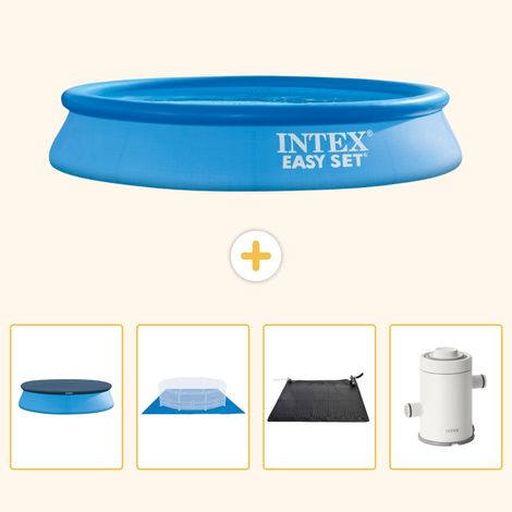 Intex Piscine Easy Set Ronde - 305x61 cm - 5-pièces S92 (1/5)