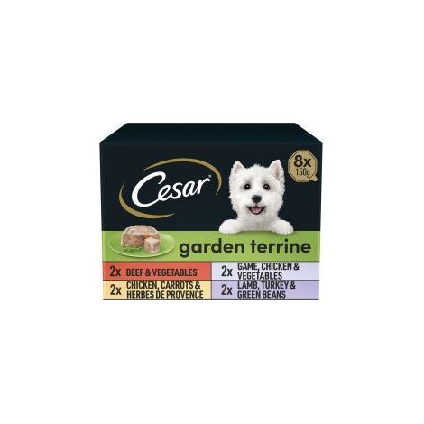 CESAR Garden Terrine Mixed Selection in Loaf 8x150g - 730507