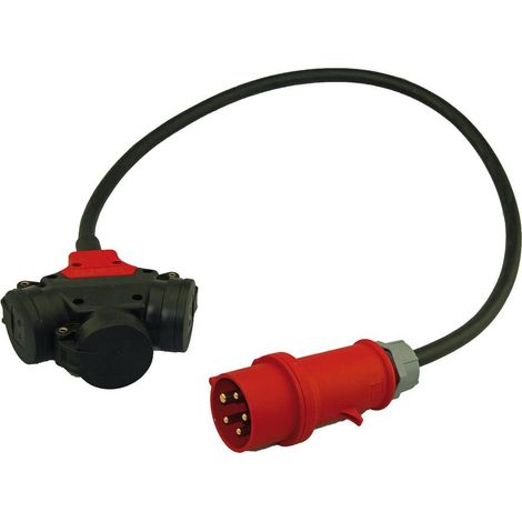 ALTHOFF Dreifach-Verteiler IP44 1m H07RN-F5G2,5 CEE 16A (1/2)