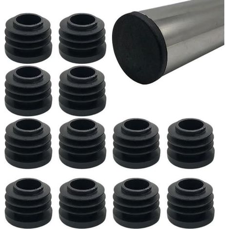 SABIR-20 bouchons de chaise de 20 mm, capuchons de protection en plastique, embouts ronds pour bouchons de tuyau de chaise (1/4)
