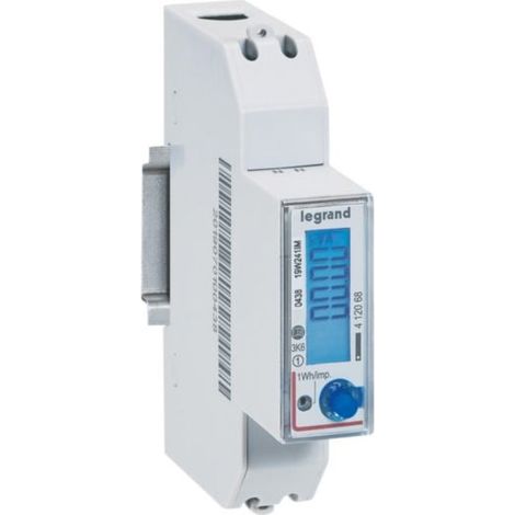Compteur modulaire monophasé EMDX³ non MID raccordement direct 45A - 1 module - avec sortie RS485 - LEGRAND