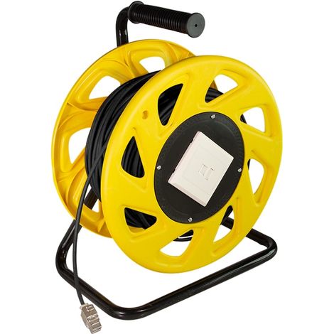 LogiLink CQ4060S RJ45 Patchkabel CAT 7 S/FTP 60 m Schwarz-Gelb Halogenfrei, rauchgasarm, TPE-Mantel (1/5)