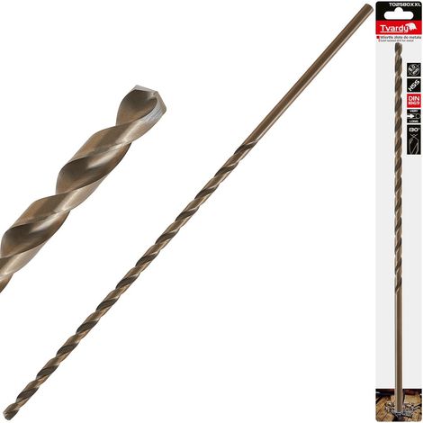 Broca dorada para metal, larga, 8,0 x 390 mm, HSS DIN1869 (25/100) (1/4)
