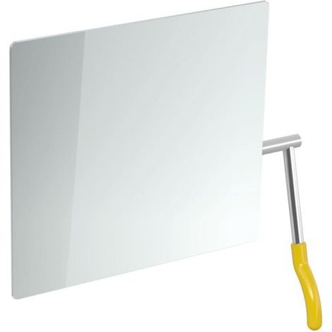 HEWI 802.01.100R 18 miroir inclinable, levier à droite (1/2)