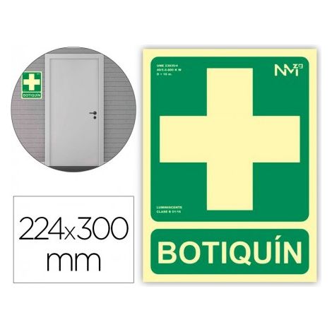 Cartello pronto soccorso luminescente 22,40x30 RD14108